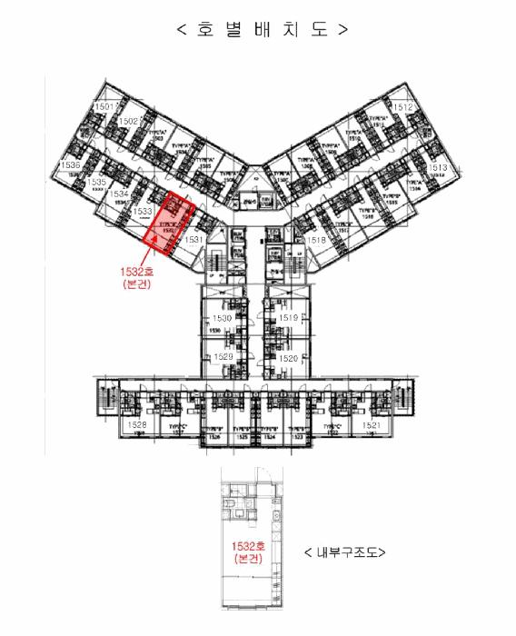 경기도 부천시 원미구 중동 1141-3 신중동역헤리움메트로타워 15층 1532호 오피스텔 경매 사진 9