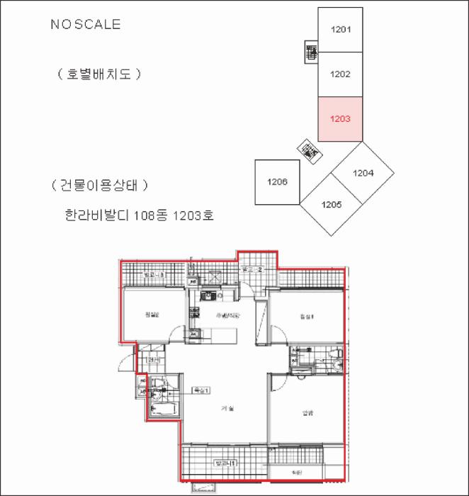 충청남도 아산시 배방읍 공수리 636 한라비발디아파트 108동 12층1203호 아파트 경매 사진 11