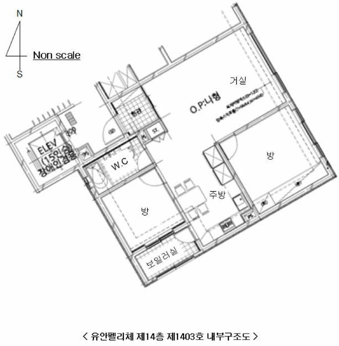 부산광역시 영도구 태종로 390, 14층1403호 (청학동,유안펠리체)구) 부산광역시 영도구 청학동 102-11 오피스텔 경매 사진 8