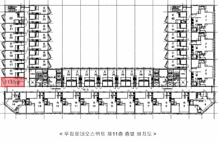 경기도 고양시 일산동구 장항동 771-1 우림로데오스위트 11층1115호 오피스텔 경매 사진 14