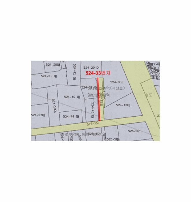 부산광역시 사상구 괘법동 524-33 도로 경매 사진 10