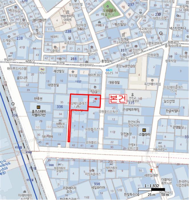 서울특별시 금천구 독산동 336-8 미림에이클래스 제102동 제8층 제806호 오피스텔 경매 사진 9
