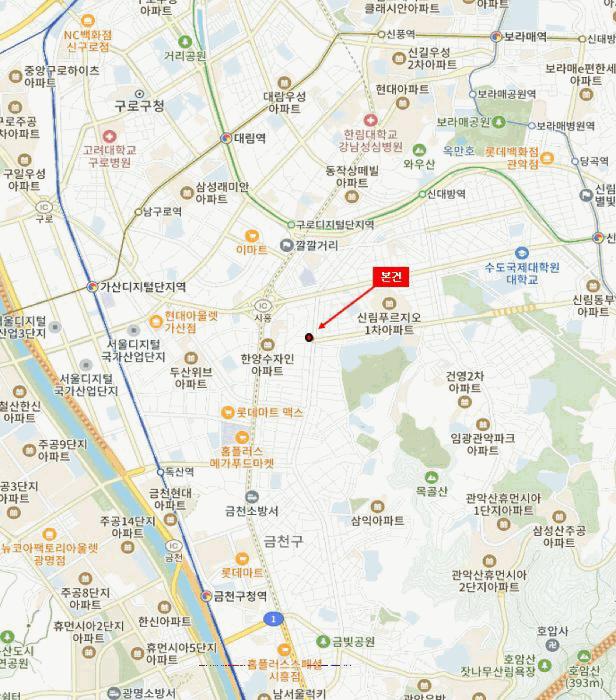 서울특별시 금천구 독산동 973-1 어반팰리스 제10층 제1007호 다세대(빌라) 경매 사진 10
