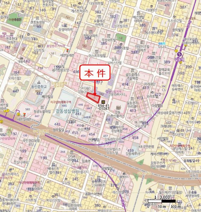 서울특별시 강동구 길동 415-16 청광플러스원큐브3차 2층207호 오피스텔 경매 사진 15