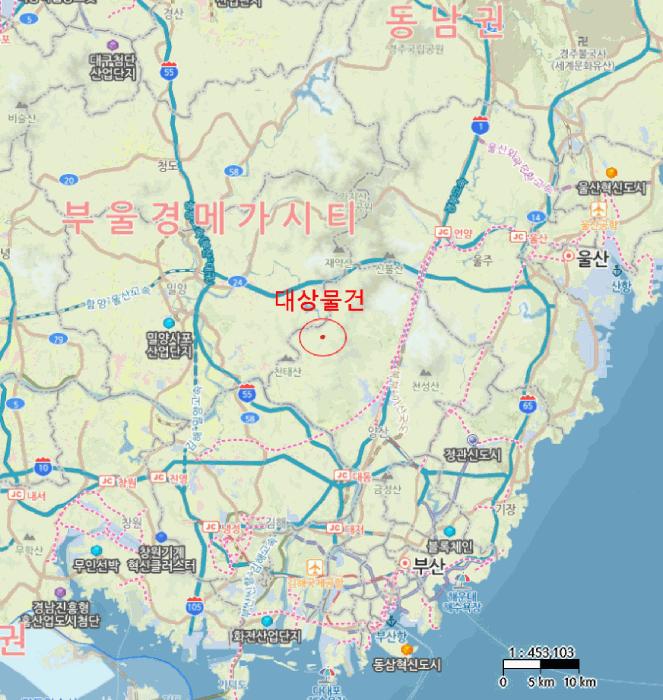 경상남도 양산시 원동면 영포리 산120-2 임야 경매 사진 6