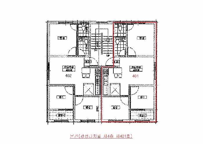 인천광역시 부평구 부평동 118-37 광성리치빌 4층401호 다세대(빌라) 경매 사진 10