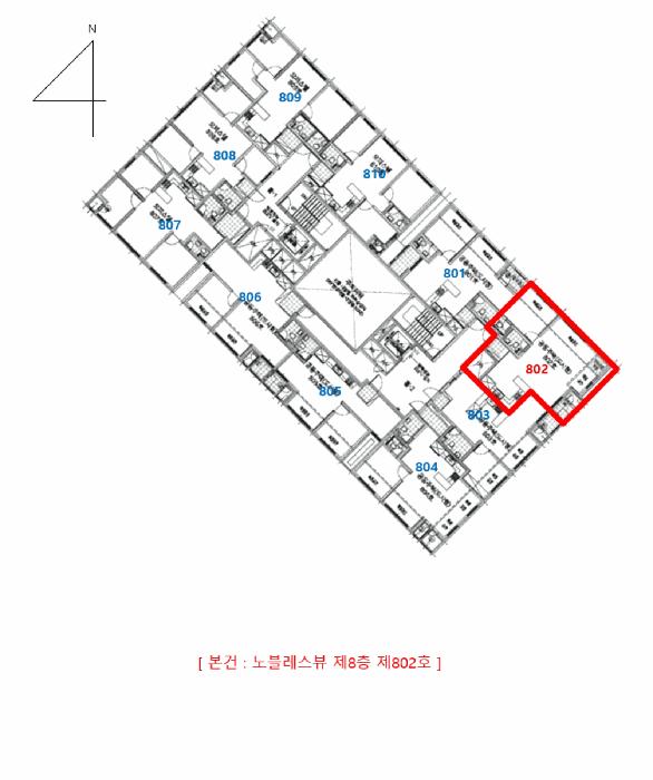 인천광역시 부평구 부평동 222-4 노블레스뷰 8층802호 아파트 경매 사진 10
