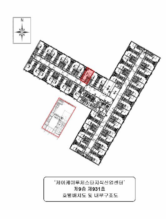 인천광역시 남동구 남촌동 624-3 제이케이루체스타지식산업센터 9층931호 오피스텔 경매 사진 9