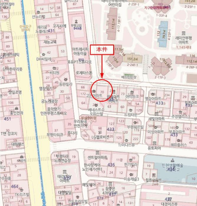 인천광역시 부평구 부평동 433-70 리코팰리스 3층303호 오피스텔 경매 사진 11