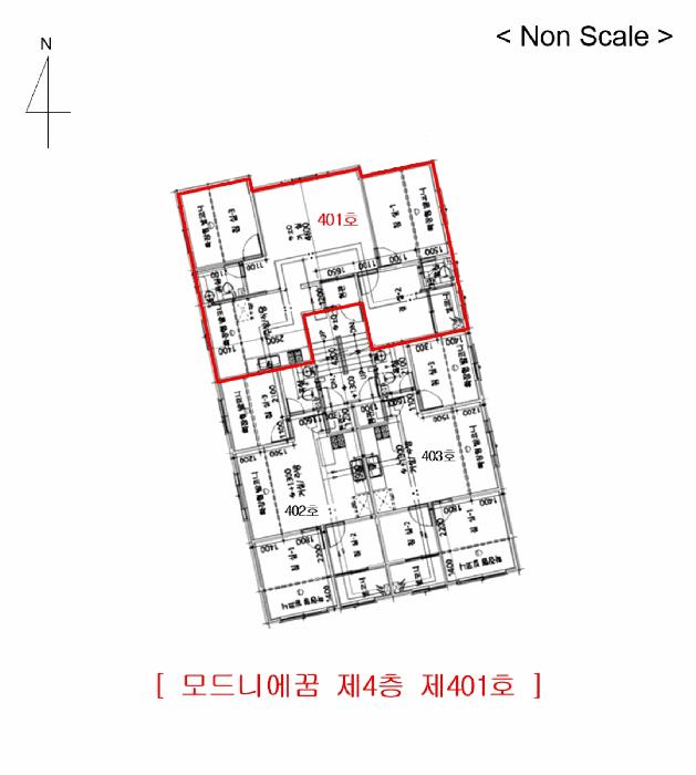 인천광역시 서구 검암동 529-2 모드니에꿈 4층401호 다세대(빌라) 경매 사진 8
