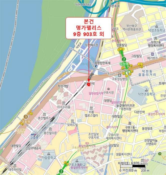 부산광역시 북구 낙동대로1762번길 7, 9층903호 (구포동,명가팰리스)구) 부산광역시 북구 구포동 516 오피스텔 경매 사진 16
