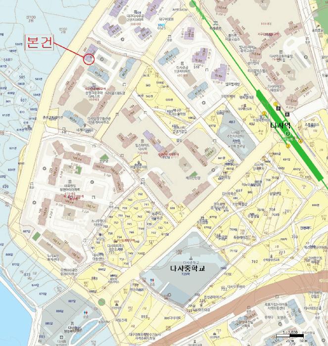 대구광역시 달성군 다사읍 매곡리 1575 다사역삼정그린코아더베스트 201동 2층 206호 오피스텔 경매 사진 13