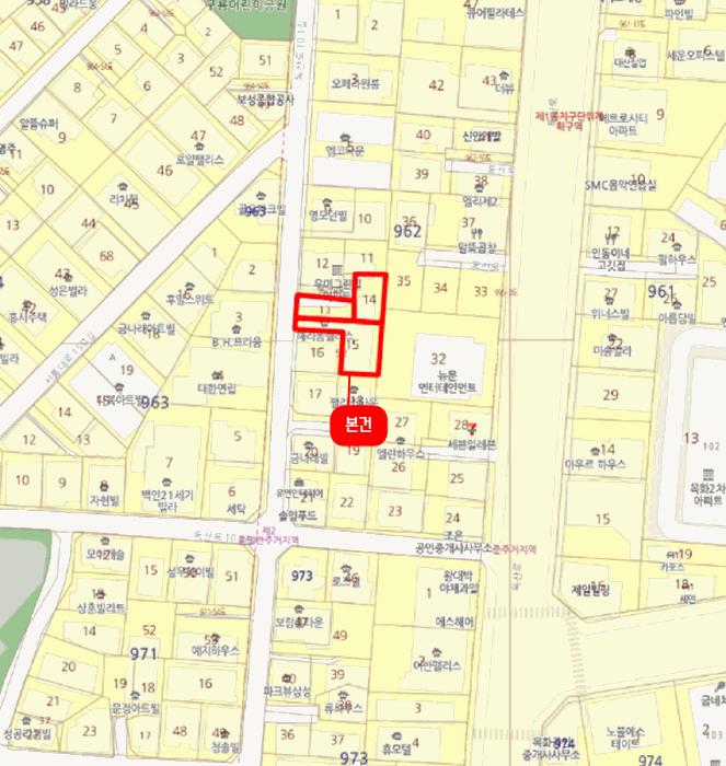 서울특별시 금천구 독산동 962-13 헤리움팰리스 제3층 제302호 다세대(빌라) 경매 사진 12