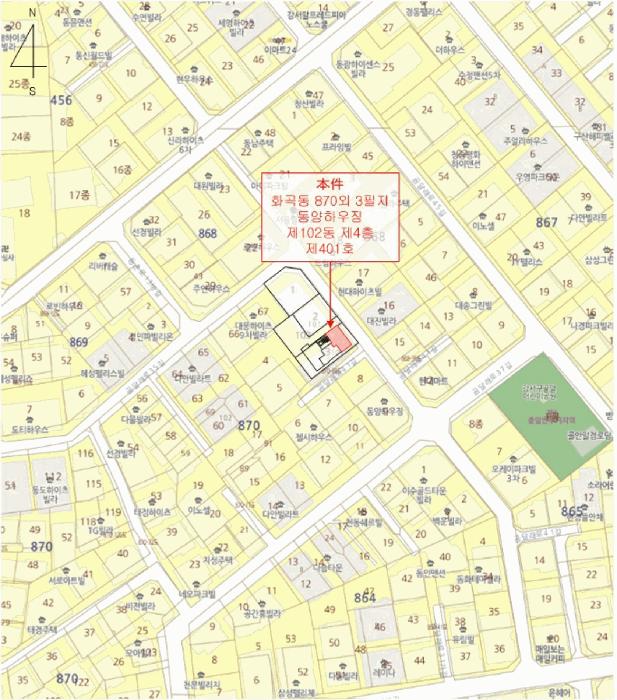 서울특별시 강서구 화곡동 870-1 동양하우징 제102동 제4층 제401호 다세대(빌라) 경매 사진 13