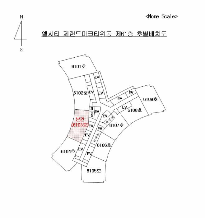 부산광역시 해운대구 중동 1829 엘시티 랜드마크타워동 61층6103호 콘도(호텔) 경매 사진 13