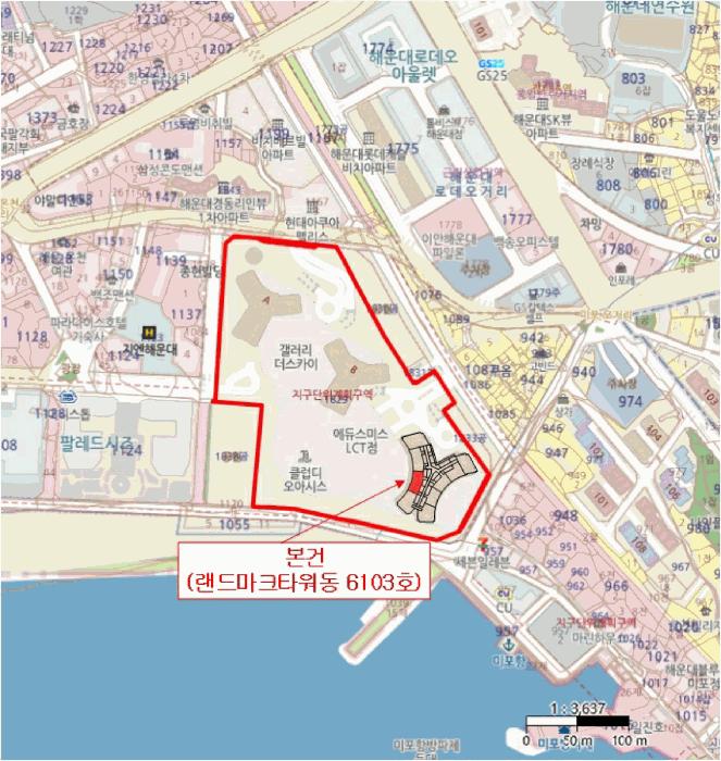 부산광역시 해운대구 중동 1829 엘시티 랜드마크타워동 61층6103호 콘도(호텔) 경매 사진 15