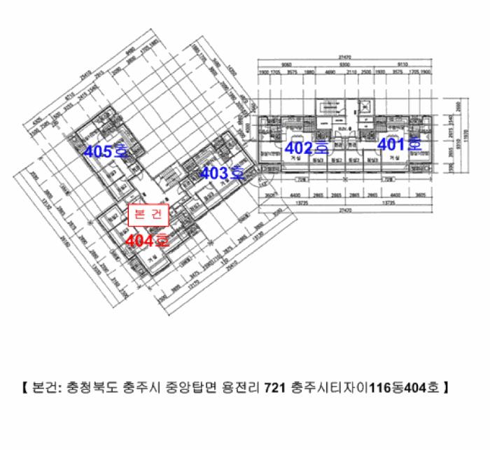 충청북도 충주시 중앙탑면 용전리 721 충주시티자이 116동 4층404호 아파트 경매 사진 10