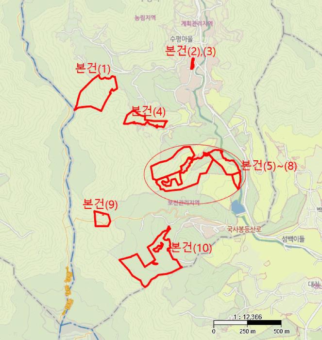 전라남도 광양시 옥곡면 수평리 산130-2 임야 경매 사진 60