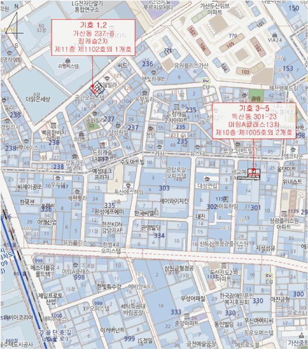 서울특별시 금천구 독산동 332-20 킹캐슬3차 제3층 제305호 오피스텔 경매 사진 50