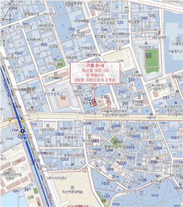서울특별시 금천구 독산동 332-20 킹캐슬3차 제7층 제706호 오피스텔 경매 사진 48