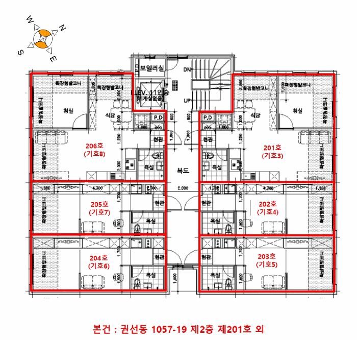 경기도 수원시 권선구 권선동 1057-19 4층405호 다세대(빌라) 경매 사진 40
