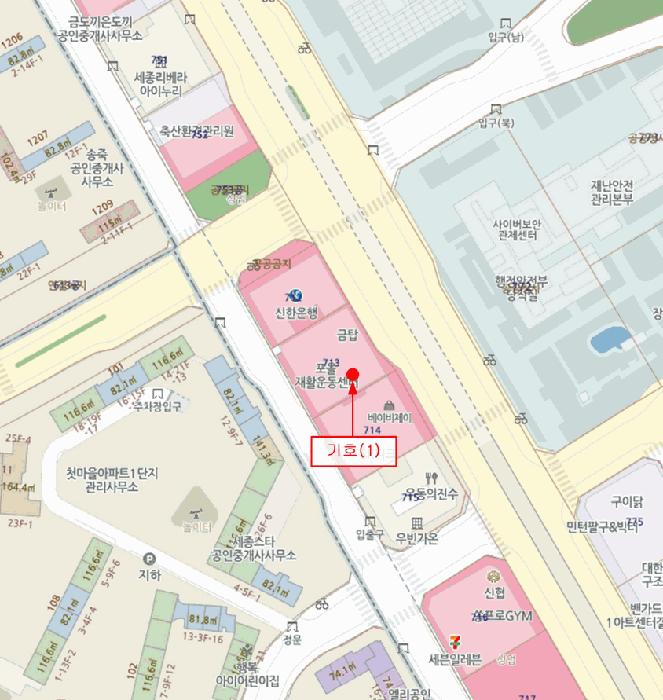 세종특별자치시 나성동 713 세진이너스빌 주1동 7층717호 오피스텔 경매 사진 11