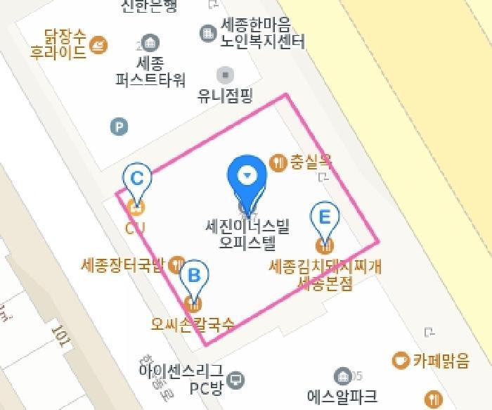 세종특별자치시 나성동 713 세진이너스빌 주1동 7층717호 오피스텔 경매 사진 12