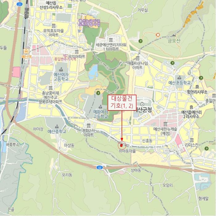 충청남도 예산군 예산읍 대회리 266-20 대지 경매 사진 22