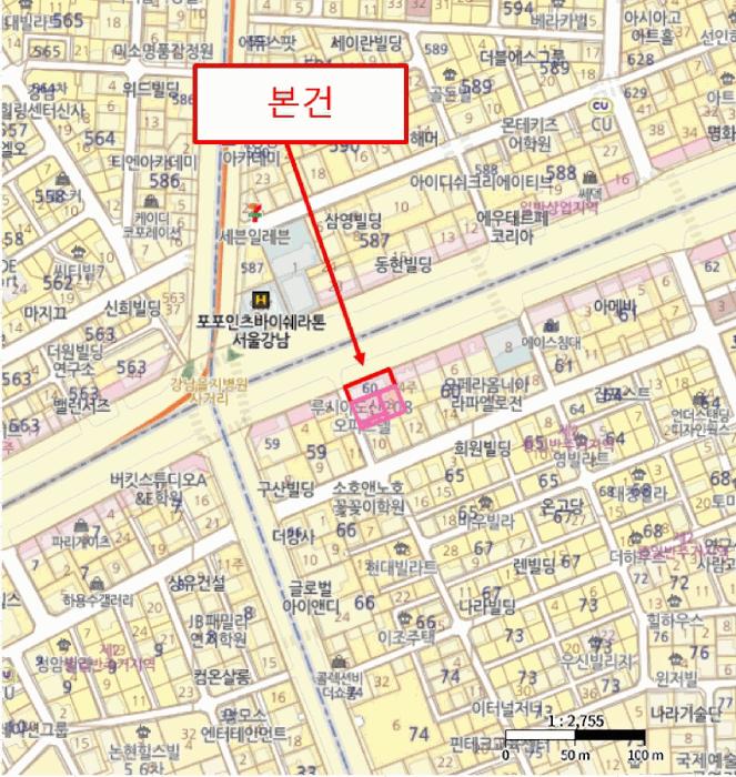 서울특별시 강남구 논현동 60 루시아도산208 17층1705호 오피스텔 경매 사진 24