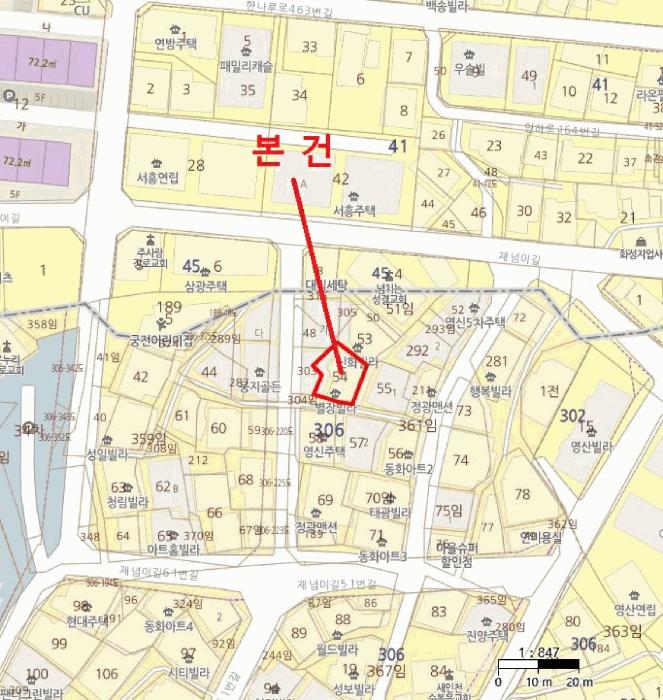 인천광역시 미추홀구 학익동 306-54 별장그린빌라 지하층02호 다세대(빌라) 경매 사진 13