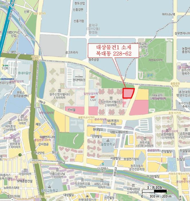 충청북도 청주시 흥덕구 복대동 288-62 대농지구롯데캐슬시티 4층424호 오피스텔 경매 사진 12