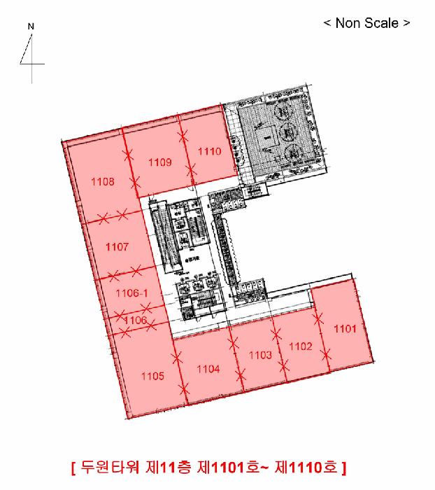 경기도 김포시 구래동 6882-4 두원타워 11층 1101호 근린상가 경매 사진 43