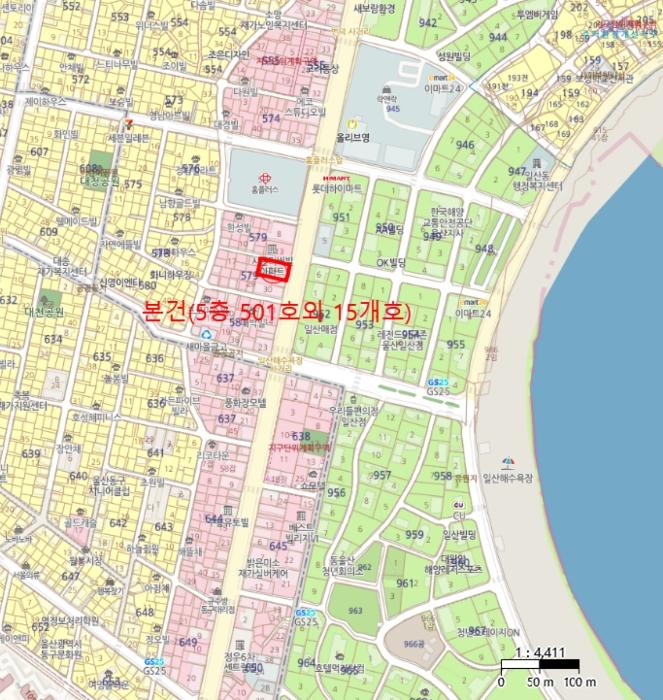 울산광역시 동구 번덕6길 3, 6층602호 (일산동,센트럴나인)구) 울산광역시 동구 일산동 579-24 오피스텔 경매 사진 42