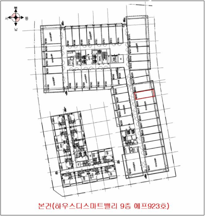 경기도 하남시 풍산동 490-2 하우스디스마트밸리 9층에프923호 아파트형공장 경매 사진 9