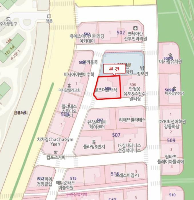경기도 하남시 미사강변대로34번길 106, 2층202호 (풍산동,한강프라자)구) 경기도 하남시 풍산동 506 근린상가 경매 사진 13