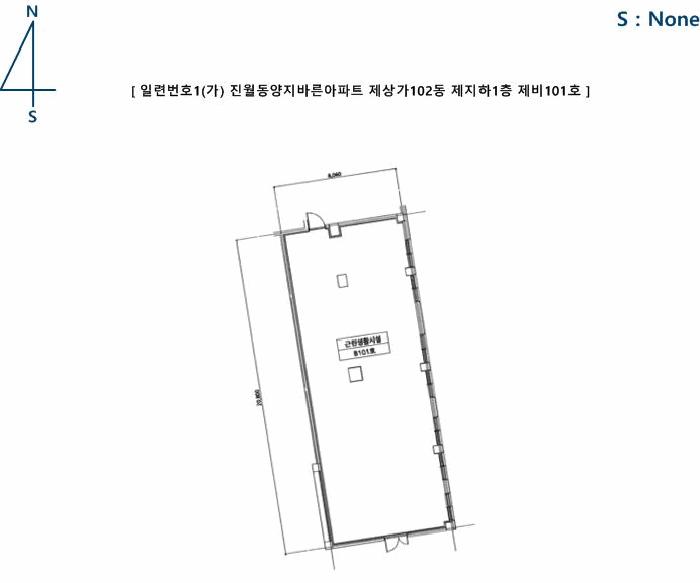 광주광역시 남구 진월동 880 진월동양지바른아파트 상가102동 지하1층비101호 근린상가 경매 사진 7