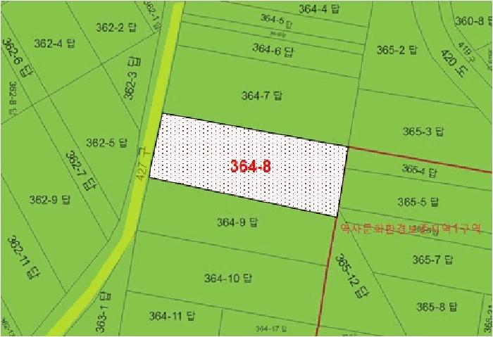 전라남도 담양군 고서면 성월리 364-8 답 경매 사진 6