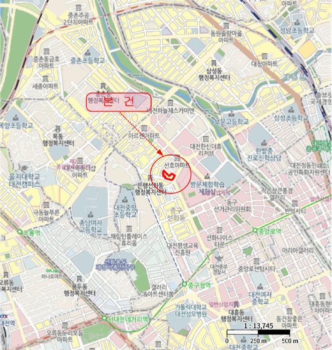 대전광역시 중구 선화동 151-13 선화현대빌딩 5층506호 근린상가 경매 사진 14