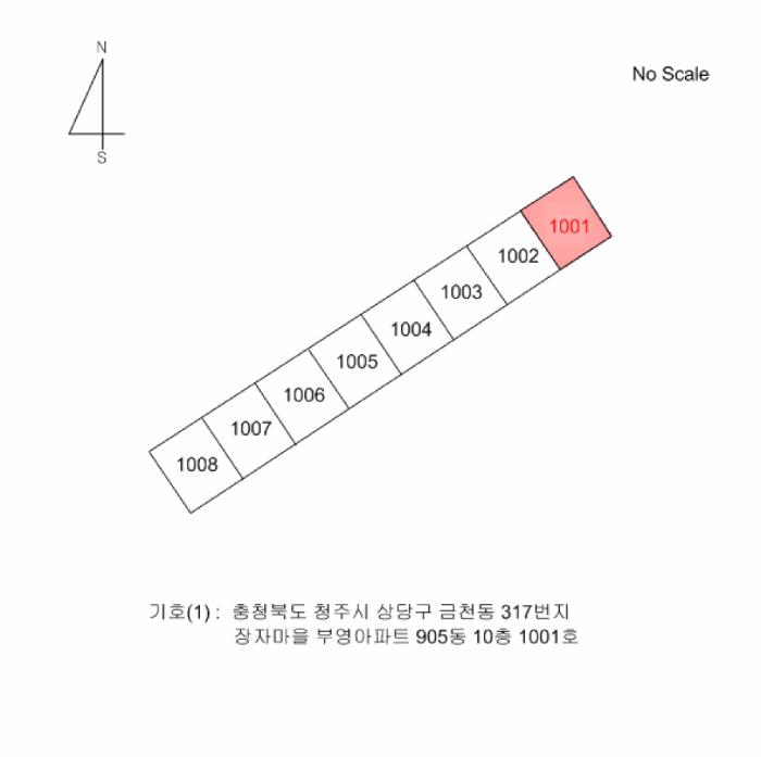 충청북도 청주시 상당구 금천동 317 장자마을부영아파트 905동 10층1001호 아파트 경매 사진 6