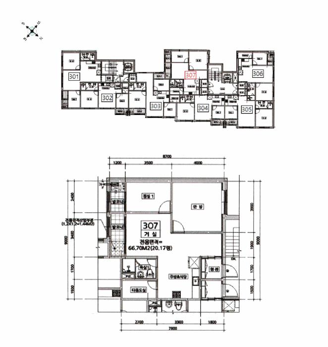 경기도 광주시 탄벌동 120 에코파크힐 3층307호 다세대(빌라) 경매 사진 6