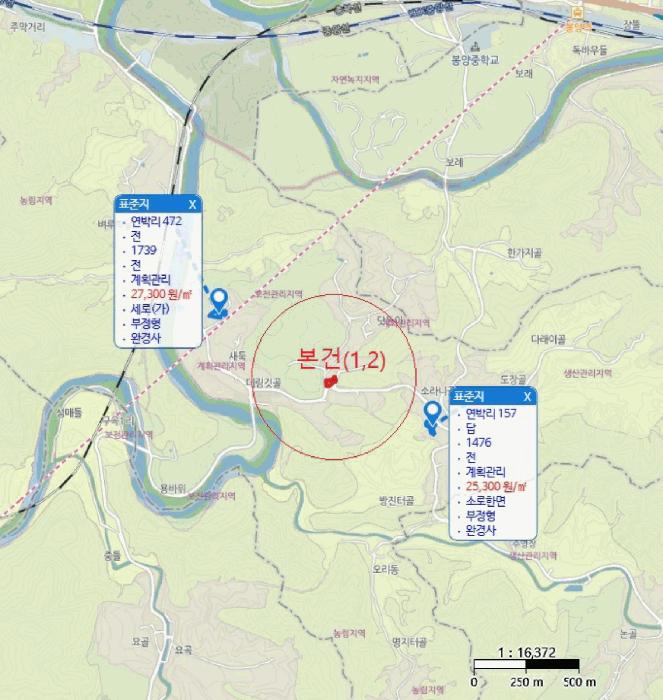 충청북도 제천시 봉양읍 연박리 365 답 경매 사진 11