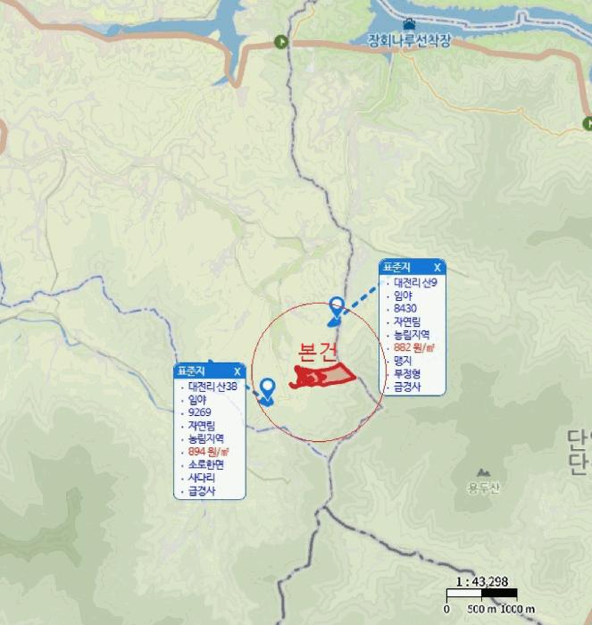 충청북도 제천시 수산면 대전리 산25 임야 경매 사진 10