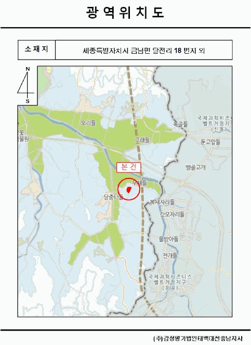 세종특별자치시 금남면 달전리 18 답 경매 사진 16