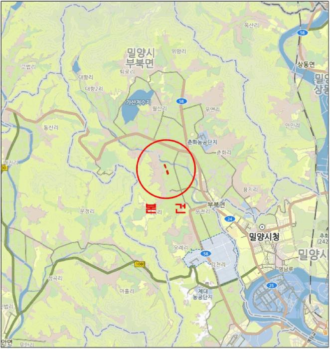 경상남도 밀양시 부북면 청운리 114-1 답 경매 사진 10
