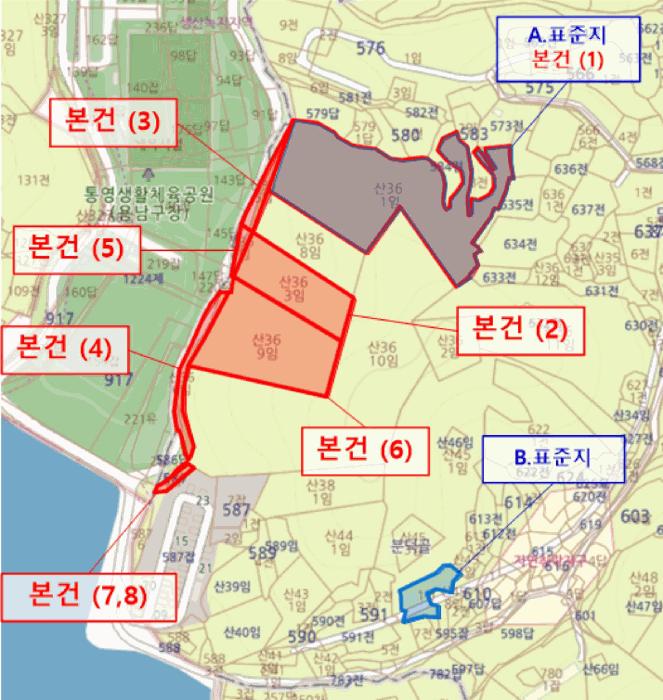 경상남도 통영시 용남면 장평리 산36-1 임야 경매 사진 30