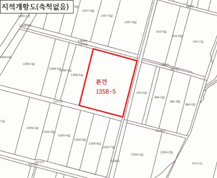 전북특별자치도 정읍시 입암면 단곡리 1358-5 답 경매 사진 5