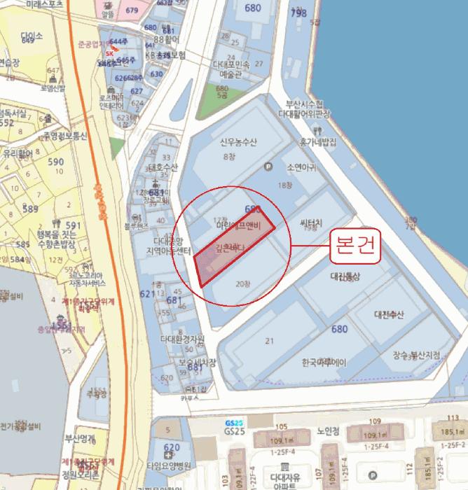부산광역시 사하구 다대동 680-32 1동 4층에이401호 아파트형공장 경매 사진 9