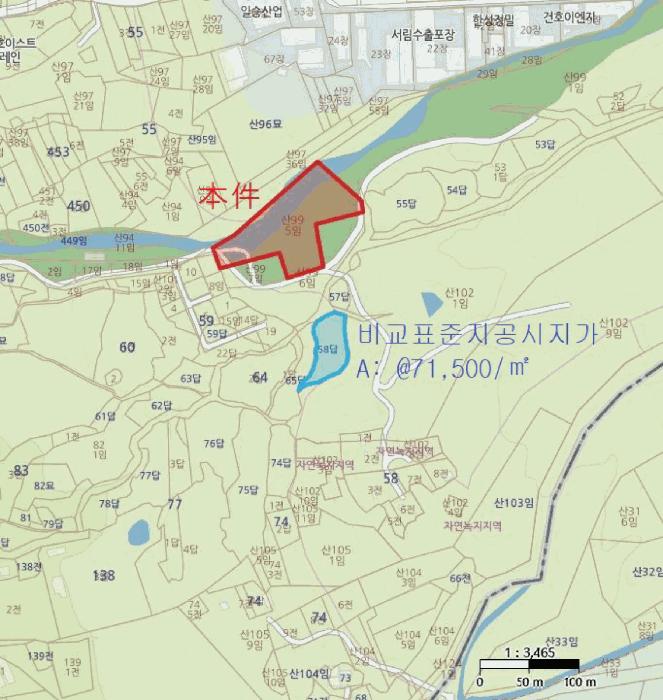 경상북도 경주시 외동읍 모화리 산99-5 임야 경매 사진 14