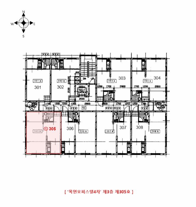 경상남도 김해시 어방동 531-7 목연오피스텔4차 3층305호 오피스텔 경매 사진 9