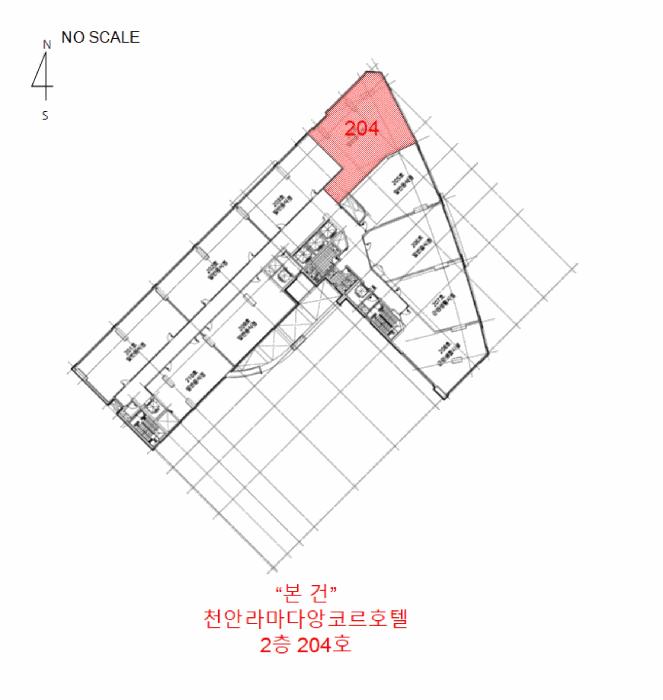 충청남도 천안시 서북구 쌍용동 210-21 천안라마다앙코르호텔 2층204호 근린상가 경매 사진 16